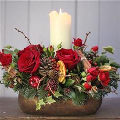 Large Christmas Arrangement - Red