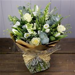 Seasonal White Handtied