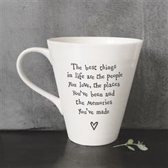 Porcelain mug - People, places &amp; memories
