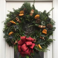 Hand Made Festive Door Wreath