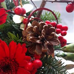 Florist choice festive Hand Tied