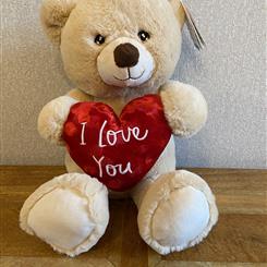 30cm Honey Bear with Heart