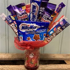 Christmas beaker chocolate Bouquet