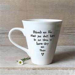 Porcelain Mug - Friends are Stars