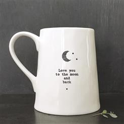 Porcelain Mug - Love You to Moon