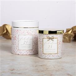 Happy Birthday 21st Candle - Cashmere &amp; Silk