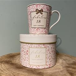 Fine China Mug - Happy 18th Birthday