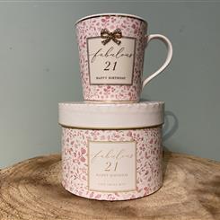 Fine China Mug - Happy 21st Birthday