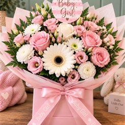 Baby Girl Hand-tied Bouquet